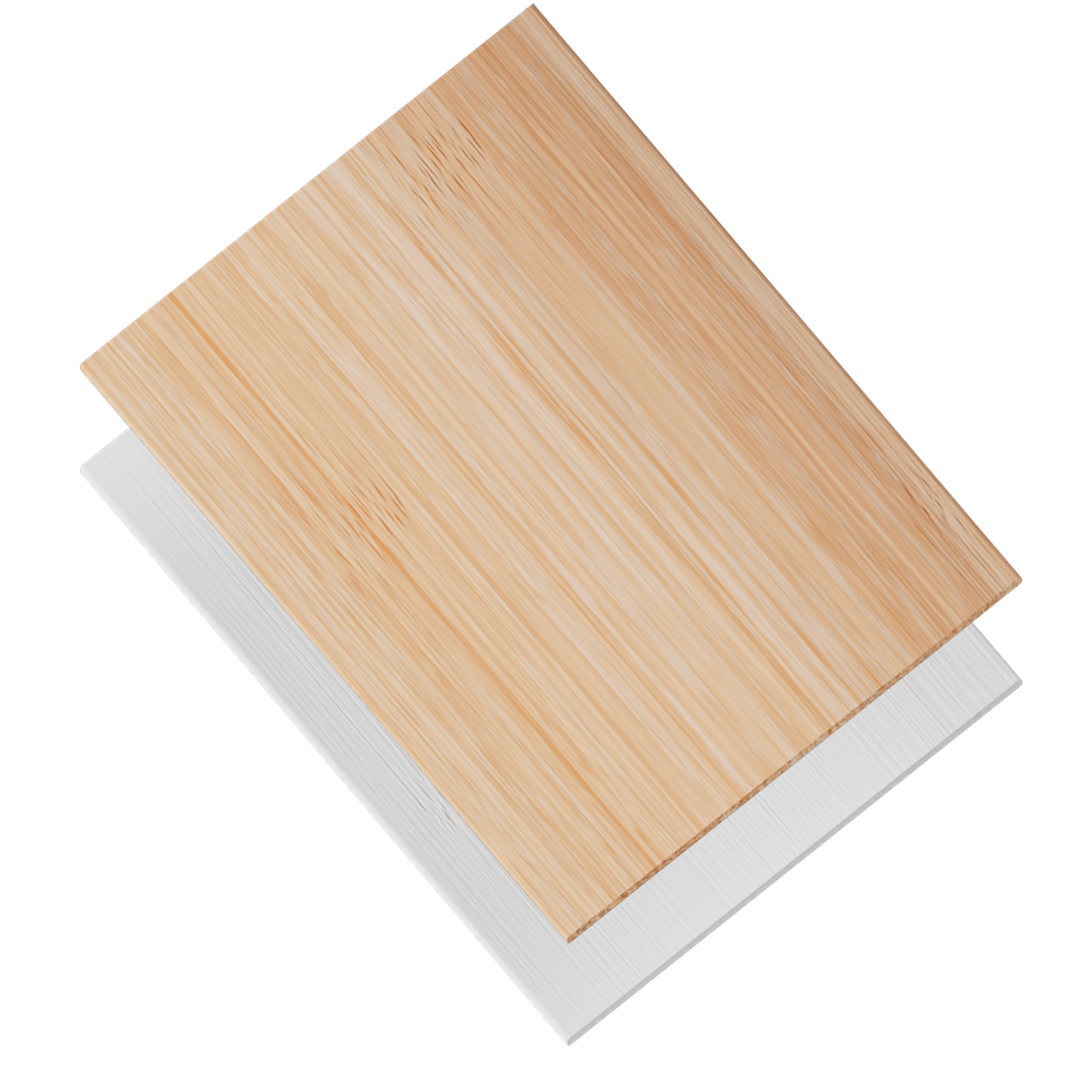 Color sample wood